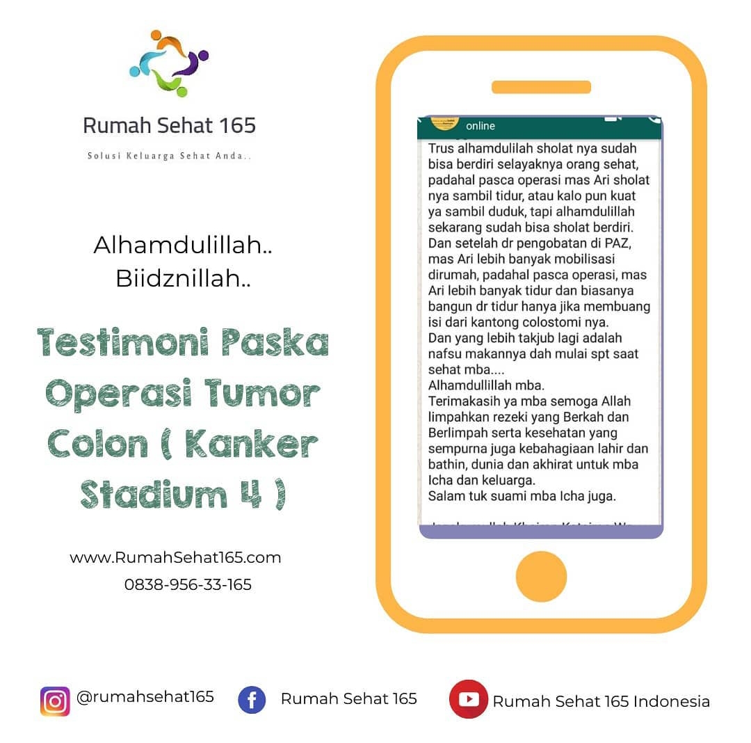testimoni Operasi tumor colon